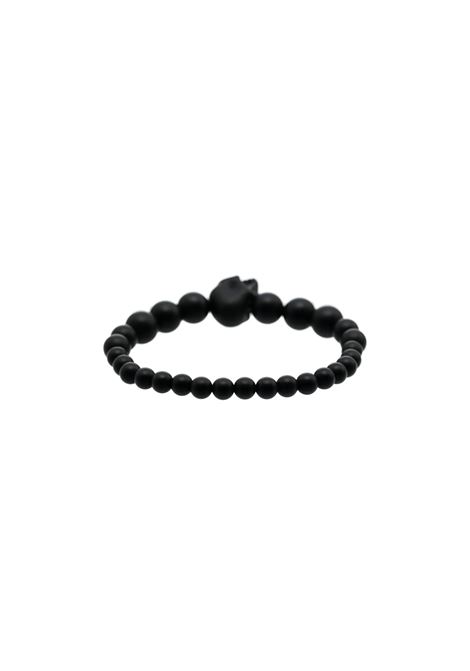 Skull Bracelet with Black Pearls ALEXANDER MCQUEEN | 554504-J682V1000